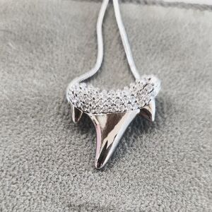 Sparkling Silver Crystal Necklace